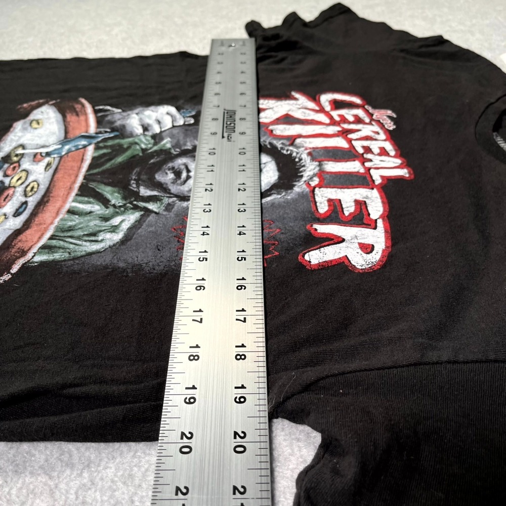 Halloween Michael Myers T Shirt Mens Medium Black Sereal Killer Graphic Print - Picture 3 of 5